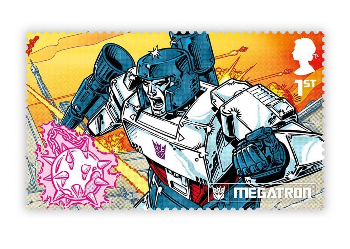 Royal Mail Transformers G1 Special Stamps Collection Images Details